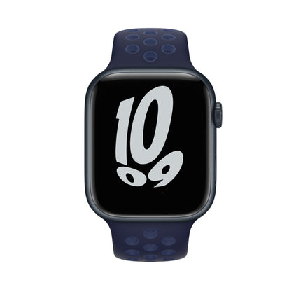 Sport Silicone Watch Band For Apple Watch Series, 7 41mm / 6&SE&5&4 40mm / 3&2&1 38mm, 7 45mm / 6&SE&5&4 44mm / 3&2&1 42mm - DealBuddy