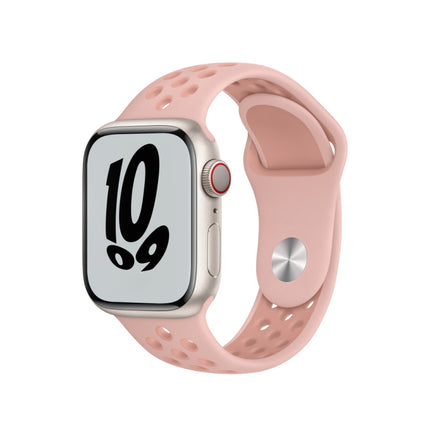 Sport Silicone Watch Band For Apple Watch Series, 7 41mm / 6&SE&5&4 40mm / 3&2&1 38mm, 7 45mm / 6&SE&5&4 44mm / 3&2&1 42mm - DealBuddy