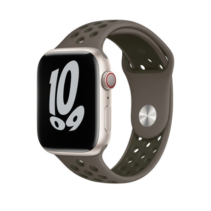 Sport Silicone Watch Band For Apple Watch Series, 7 41mm / 6&SE&5&4 40mm / 3&2&1 38mm, 7 45mm / 6&SE&5&4 44mm / 3&2&1 42mm - DealBuddy