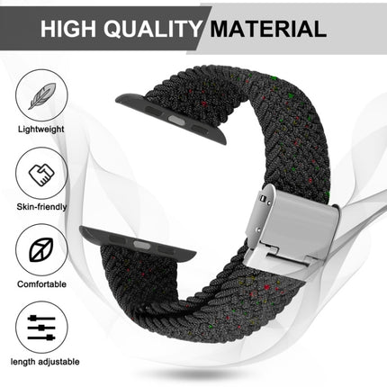 Nylon Braid Watch Band For Apple Watch Series, 7 41mm / 6&SE&5&4 40mm / 3&2&1 38mm - DealBuddy