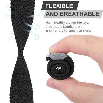 Nylon Braid Watch Band For Apple Watch Series, 7 41mm / 6&SE&5&4 40mm / 3&2&1 38mm - DealBuddy