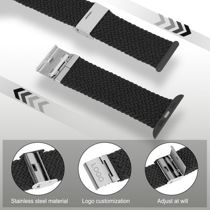 Nylon Braid Watch Band For Apple Watch Series, 7 41mm / 6&SE&5&4 40mm / 3&2&1 38mm - DealBuddy