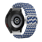 Wave Pattern Blue White