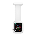 Silicone Nurse Brooch Watch Band Case For Apple Watch Series, 7 41mm / 6&SE&5&4 40mm / 3&2&1 38mm, 7 45mm / 6&SE&5&4 44mm / 3&2&1 42mm - DealBuddy