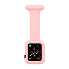 Silicone Nurse Brooch Watch Band Case For Apple Watch Series, 7 41mm / 6&SE&5&4 40mm / 3&2&1 38mm, 7 45mm / 6&SE&5&4 44mm / 3&2&1 42mm - DealBuddy