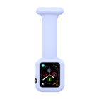 Silicone Nurse Brooch Watch Band Case For Apple Watch Series, 7 41mm / 6&SE&5&4 40mm / 3&2&1 38mm, 7 45mm / 6&SE&5&4 44mm / 3&2&1 42mm - DealBuddy