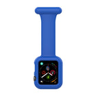 Silicone Nurse Brooch Watch Band Case For Apple Watch Series, 7 41mm / 6&SE&5&4 40mm / 3&2&1 38mm, 7 45mm / 6&SE&5&4 44mm / 3&2&1 42mm - DealBuddy