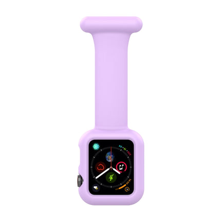 Silicone Nurse Brooch Watch Band Case For Apple Watch Series, 7 41mm / 6&SE&5&4 40mm / 3&2&1 38mm, 7 45mm / 6&SE&5&4 44mm / 3&2&1 42mm - DealBuddy