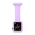 Silicone Nurse Brooch Watch Band Case For Apple Watch Series, 7 41mm / 6&SE&5&4 40mm / 3&2&1 38mm, 7 45mm / 6&SE&5&4 44mm / 3&2&1 42mm - DealBuddy