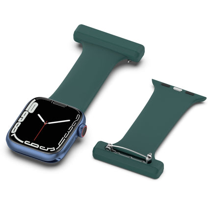 Silicone Nurse Watch Band For Apple Watch Series, 7 45mm / 6&SE&5&4 44mm / 3&2&1 42mm, 7 41mm / 6&SE&5&4 40mm / 3&2&1 38mm - DealBuddy