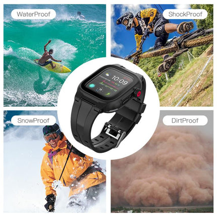 RedPepper TPU + PC + Silicone Waterproof Watch Case For Apple Watch Series 9 / 8 / 7 41mm
