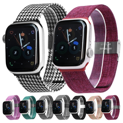 Cloth Watch Band For Apple Watch Series, 7 41mm / 6&SE&5&4 40mm / 3&2&1 38mm, 7 45mm / 6&SE&5&4 44mm / 3&2&1 42mm - DealBuddy