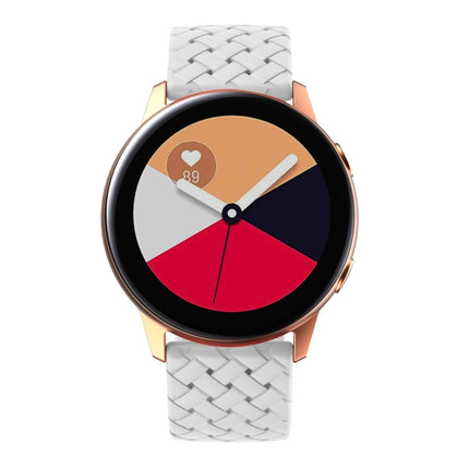 Weave Texture Silicone Watch Band, For Samsung Galaxy Watch4 40/44mm, For Samsung Galaxy Watch4 Classic 42/46mm - DealBuddy