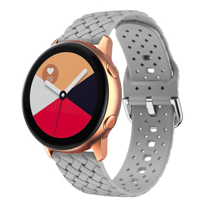 Weave Texture Silicone Watch Band, For Samsung Galaxy Watch4 40/44mm, For Samsung Galaxy Watch4 Classic 42/46mm - DealBuddy