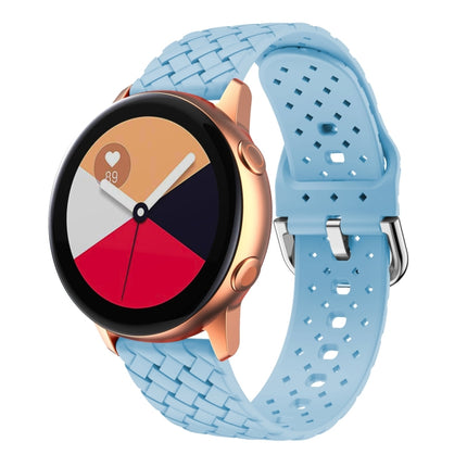 Weave Texture Silicone Watch Band, For Samsung Galaxy Watch4 40/44mm, For Samsung Galaxy Watch4 Classic 42/46mm - DealBuddy