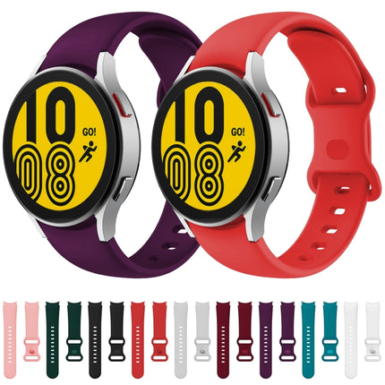Butterfly Buckle Silicone Watch Band, For Samsung Galaxy Watch4 Classic 42mm / Watch4 40mm, For Samsung Galaxy Watch4 Classic 46mm / Watch4 44mm, For Samsung  Galaxy Watch4 Classic 46mm / Watch4 44mm, For Samsun Galaxy Watch4 Classic 46mm / Watch4 44mm - DealBuddy