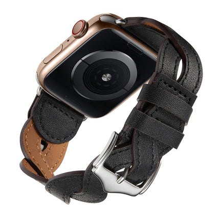 Weave Watch Band For Apple Watch Series, 7 41mm / 6&SE&5&4 40mm / 3&2&1 38mm, 7 45mm / 6&SE&5&4 44mm / 3&2&1 42mm - DealBuddy