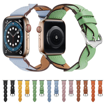 Weave Watch Band For Apple Watch Series, 7 41mm / 6&SE&5&4 40mm / 3&2&1 38mm, 7 45mm / 6&SE&5&4 44mm / 3&2&1 42mm - DealBuddy