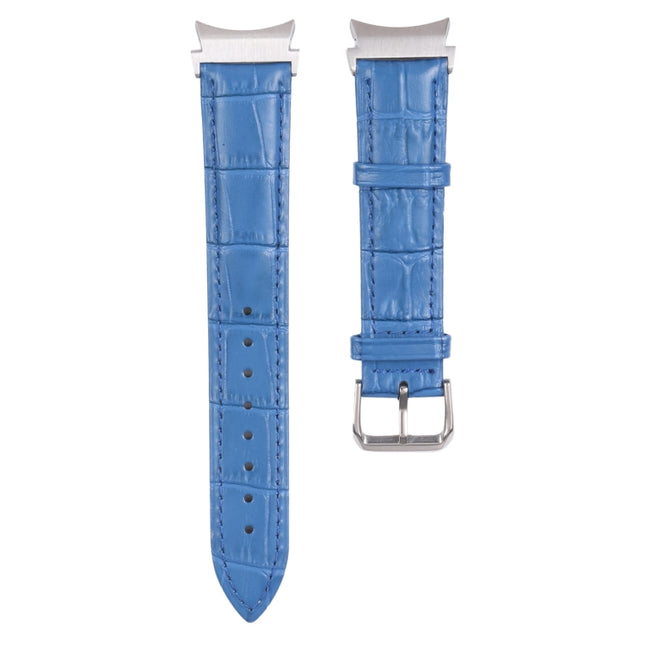 Slub Texture Leather Watch Band, For Samsung Galaxy Watch4 40mm/44mm - DealBuddy