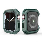 Carbon Fiber Contrast Color Protective Case, For Apple Watch Series 9 / 8 / 7 41mm, For Apple Watch Series 9 / 8 / 7 45mm, For Apple Watch Series 6 & SE & 5 & 4 44mm, For Apple Watch Series 6 & SE & 5 & 4 40mm - DealBuddy