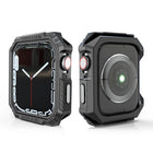 Carbon Fiber Contrast Color Protective Case, For Apple Watch Series 9 / 8 / 7 41mm, For Apple Watch Series 9 / 8 / 7 45mm, For Apple Watch Series 6 & SE & 5 & 4 44mm, For Apple Watch Series 6 & SE & 5 & 4 40mm - DealBuddy