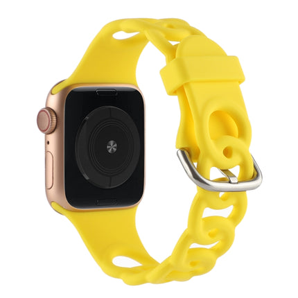 Hollow Silicone Watch Band For Apple Watch Series, 7 41mm / 6&SE&5&4 40mm / 3&2&1 38mm, 7 45mm / 6&SE&5&4 44mm / 3&2&1 42mm - DealBuddy