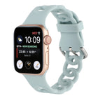 Hollow Silicone Watch Band For Apple Watch Series, 7 41mm / 6&SE&5&4 40mm / 3&2&1 38mm, 7 45mm / 6&SE&5&4 44mm / 3&2&1 42mm - DealBuddy