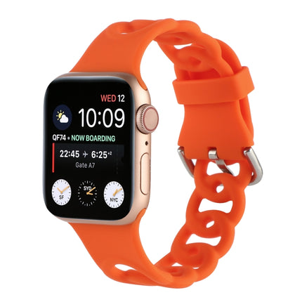 Hollow Silicone Watch Band For Apple Watch Series, 7 41mm / 6&SE&5&4 40mm / 3&2&1 38mm, 7 45mm / 6&SE&5&4 44mm / 3&2&1 42mm - DealBuddy