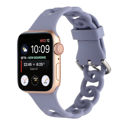 Hollow Silicone Watch Band For Apple Watch Series, 7 41mm / 6&SE&5&4 40mm / 3&2&1 38mm, 7 45mm / 6&SE&5&4 44mm / 3&2&1 42mm - DealBuddy