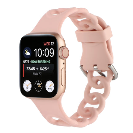 Hollow Silicone Watch Band For Apple Watch Series, 7 41mm / 6&SE&5&4 40mm / 3&2&1 38mm, 7 45mm / 6&SE&5&4 44mm / 3&2&1 42mm - DealBuddy