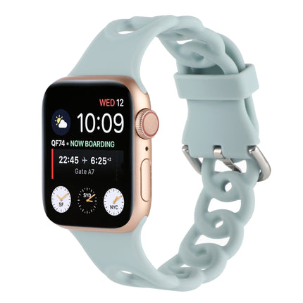 Hollow Silicone Watch Band For Apple Watch Series, 7 41mm / 6&SE&5&4 40mm / 3&2&1 38mm, 7 45mm / 6&SE&5&4 44mm / 3&2&1 42mm - DealBuddy
