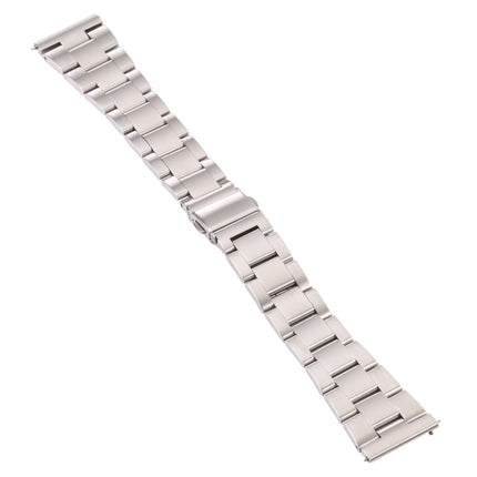 22mm Three-bead Steel Watch Band - DealBuddy