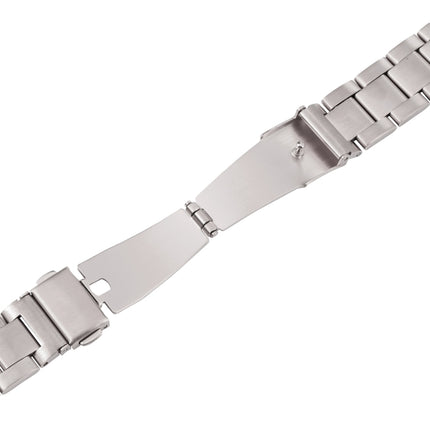 22mm Three-bead Steel Watch Band - DealBuddy