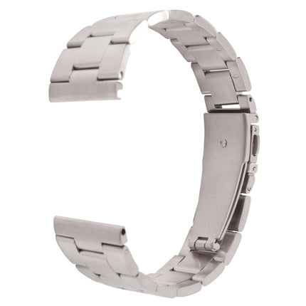 22mm Three-bead Steel Watch Band - DealBuddy