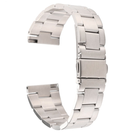 22mm Three-bead Steel Watch Band - DealBuddy