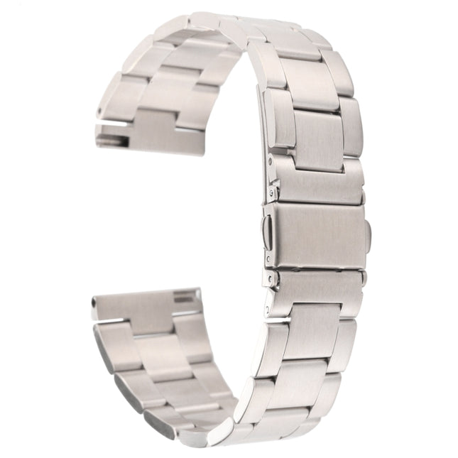 22mm Three-bead Steel Watch Band - DealBuddy