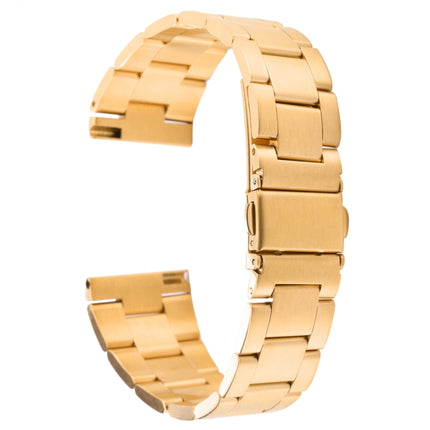 22mm Three-bead Steel Watch Band - DealBuddy