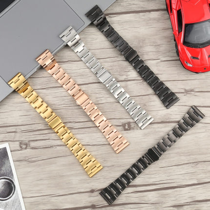 22mm Three-bead Steel Watch Band - DealBuddy