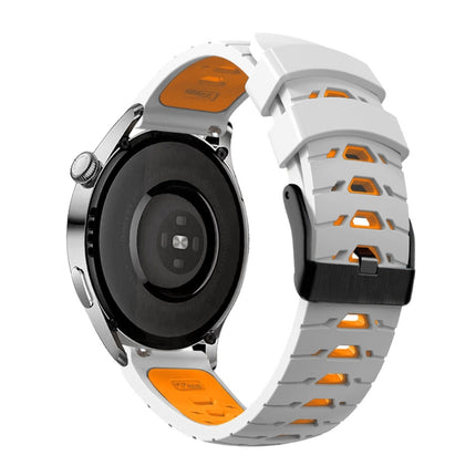 Trapezoidal Three-row Hole Silicone Watch Band, For Samsung Galaxy Watch 4 / Watch4 Classic, For Samsung Galaxy Watch 42mm, For Samsung Galaxy Watch 46mm, For Samsung Galaxy Watch Active - DealBuddy