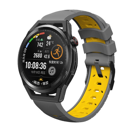 Trapezoidal Three-row Hole Silicone Watch Band, For Samsung Galaxy Watch 4 / Watch4 Classic, For Samsung Galaxy Watch 42mm, For Samsung Galaxy Watch 46mm, For Samsung Galaxy Watch Active - DealBuddy
