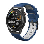 Trapezoidal Three-row Hole Silicone Watch Band