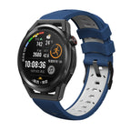 For Samsung Galaxy Watch 4 / Watch4 Classic / Midnight Blue White