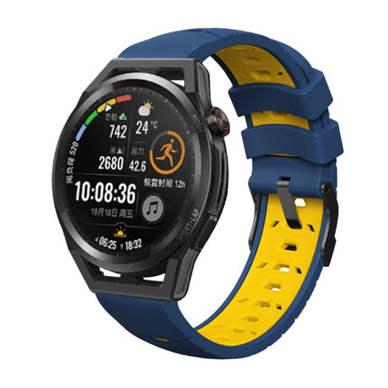 Trapezoidal Three-row Hole Silicone Watch Band, For Samsung Galaxy Watch 4 / Watch4 Classic, For Samsung Galaxy Watch 42mm, For Samsung Galaxy Watch 46mm, For Samsung Galaxy Watch Active - DealBuddy