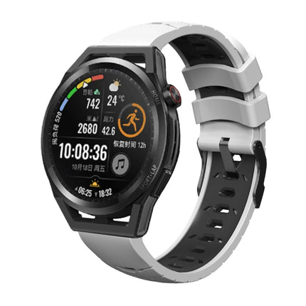 Trapezoidal Three-row Hole Silicone Watch Band, For Samsung Galaxy Watch 4 / Watch4 Classic, For Samsung Galaxy Watch 42mm, For Samsung Galaxy Watch 46mm, For Samsung Galaxy Watch Active - DealBuddy