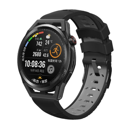 Trapezoidal Three-row Hole Silicone Watch Band, For Samsung Galaxy Watch 4 / Watch4 Classic, For Samsung Galaxy Watch 42mm, For Samsung Galaxy Watch 46mm, For Samsung Galaxy Watch Active - DealBuddy