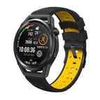 For Samsung Galaxy Watch 46mm / Black Yellow