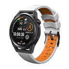 For Samsung Galaxy Watch Active / White Orange
