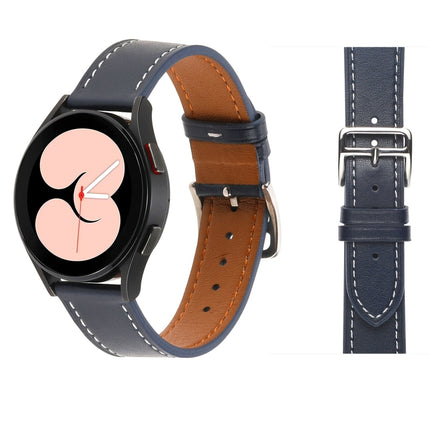 Plain Weave Leather Watch Band, For Samsung Galaxy Watch4 40mm / 44mm - DealBuddy