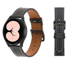 Plain Weave Leather Watch Band, For Samsung Galaxy Watch4 40mm / 44mm - DealBuddy