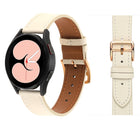 Plain Weave Leather Watch Band, For Samsung Galaxy Watch4 40mm / 44mm - DealBuddy